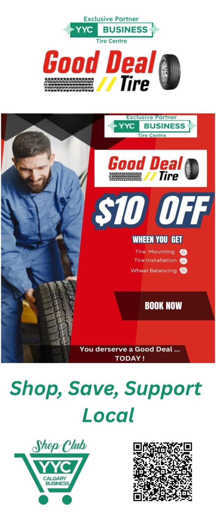 $10 Off Tire Mounting – Installation - Balancing